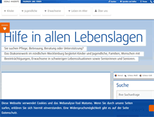 Tablet Screenshot of diakoniewerk-gvm.de